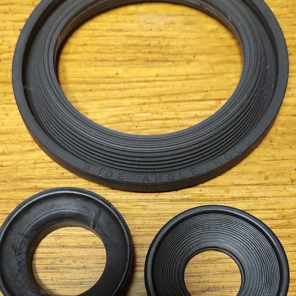 Vintage Camera Hood and Rubbers